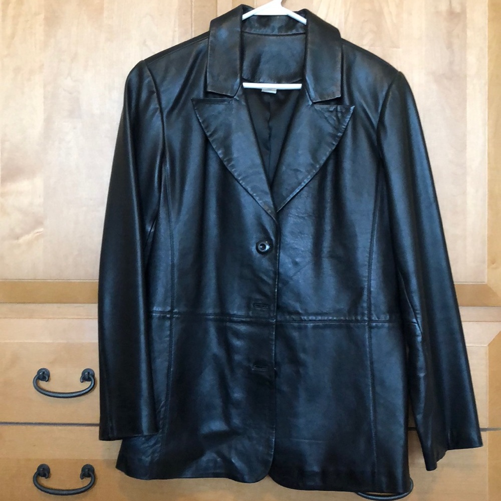 Womens leather jacket
